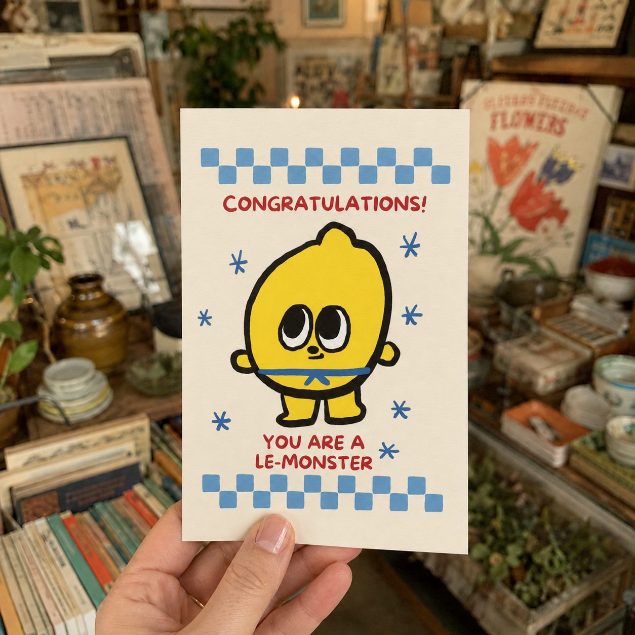 Blue Belt Promotion Congratulations  BJJ Greeting Card