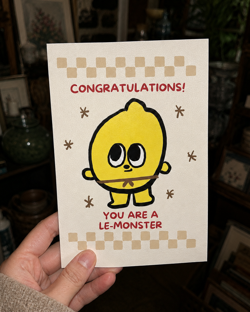 Brown Belt Promotion Congratulations  BJJ Greeting Card