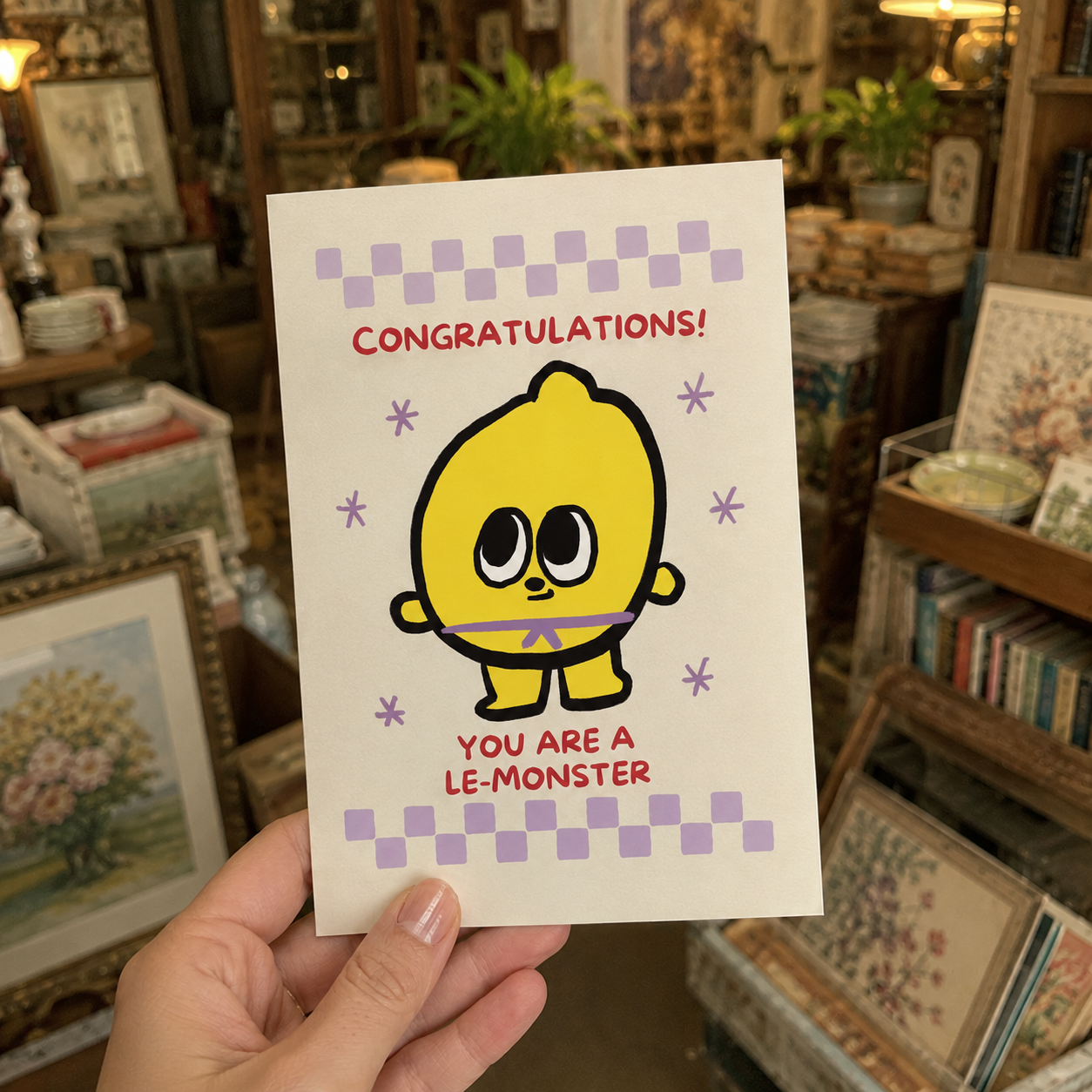 Purple Belt Promotion Congratulations  BJJ Greeting Card