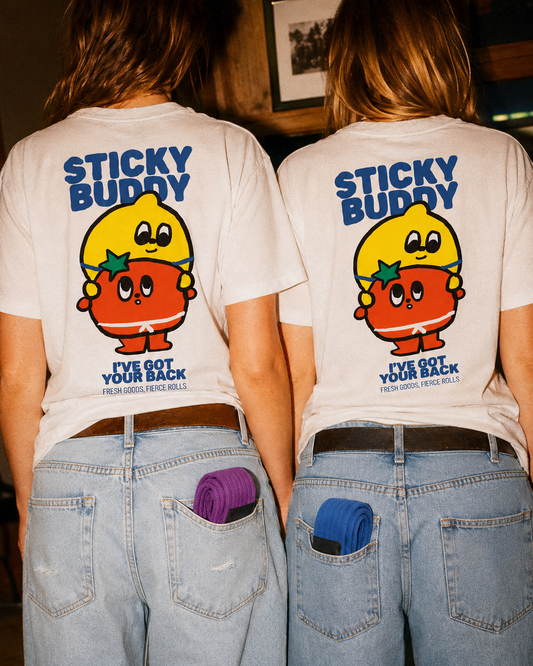 Sticky Buddy BJJ Graphic Tee