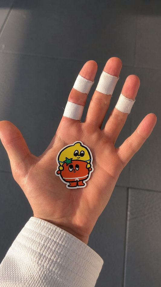 Sticky Buddy BJJ Sticker