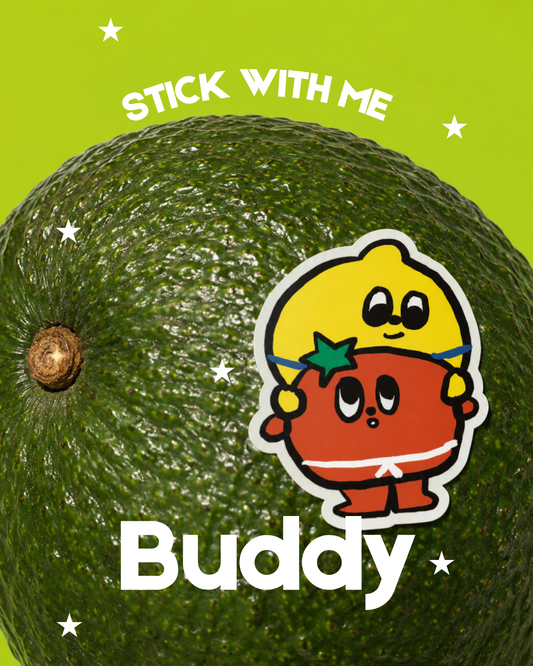 Sticky Buddy BJJ Sticker